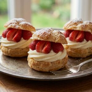 พัฟสตรอว์เบอร์รี่ (Strawberry Puff)